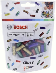 mini stick silikonis 70 tem bosch gluey 20mm f7 glitter 2608002006 photo