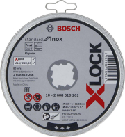 diskoi kopis inox 10 tem bosch x lock 115mm 1x222 2608619266 photo