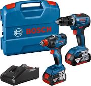 set bosch drapanokatsabido gsr 18v 55 mpoylonokleido katsabidi gdx 18v 200 2x 4ai 06019j2207