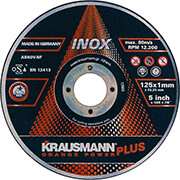 diskoi kopis inox krausmann plus 10 tem 115mm photo