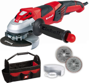 goniakos troxos einhell te ag 125 ce kit 1100watt 125mm me rythmizomenes strofes tsanta 4430865 photo