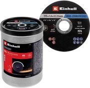 set einhell 100 diskoi kopis inox 115x1mm 49711527 photo