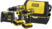 set kroystiko drapanokatsabido palmiko katsabidi stanley fatmax 18v 2x 2ah li ion tsanta fmck461c photo