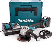 goniakos troxos mpatarias makita 18v brushless 125mm 2x 5ai balitsa makpac dga513rtj photo