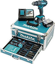 set drapanokatsabido mpatarias makita 18v 2x 3ah 96 axesoyar balitsa dhp482rfx9 photo