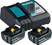 battery set makita 18v li ion 2x batteries 6ah bl1860 taxyfortistis dc18rc 199480 6 photo battery set makita 18v li ion 2x batteries 6ah bl1860 taxyfortistis dc18rc 199480 6 photo