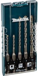 set 5 tem trypania makita sds plus f 4 5 6 8 10 e 15718