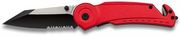 soygias albainox red knife seg 2 with sheath photo