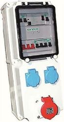 geyer pinakas ergotaxiakos compact trifasikos 2 soyko kai 1x 5x16a photo