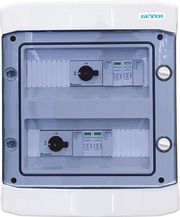 geyer pinakas epitoixos plastikos ip65 me diakopti dc gia 2 mppt kai 1 string ana mrrt photo