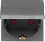 eurolamp priza soyko me kapaki 2 modules 16a grafitis photo eurolamp priza soyko me kapaki 2 modules 16a grafitis photo