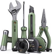 deli home series hand tool kit 8pcs green eht0008l