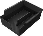 spigen tesla armrest console organizer black for model y 3 photo