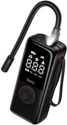hoco air compressor with battery 4000mah lcd screen 150 psi zp18 black photo hoco air compressor with battery 4000mah lcd screen 150 psi zp18 black photo