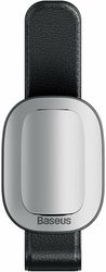 baseus vehicle eyewear clip platinum silver acyjn b0s photo