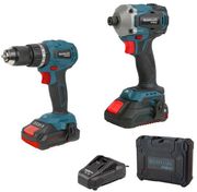 set drapanokatsabido kroystiko compact brushless 20v palmiko katsabidi 2x4ah bormann pro bbp5003