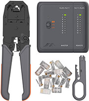 gdartis kalodion presa akrodekton jimi home rj45 cable tester 5 se 1 jm gtw5n photo
