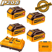 4 tem mpataries 40ah taxyfortistis 2 theseon balitsa set 6 tem ingco fbcli20244 photo