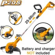 thamnokoptiko mpatarias me roda 20v li ion solo ingco cgtli20328 photo