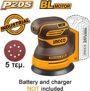 peristrofiko tribeio xoyftas 125mm mpatarias 20v li ion solo ingco crosli2002 photo