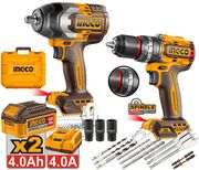 ergaleia mpatarias 20v li ion set 2 tem ingco cosli250586e