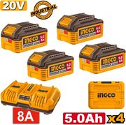 mpataries 4 tem 20v 50ah taxyfortistis 8a 2 theseon balitsa set 6 tem ingco fbcli20285e photo mpataries 4 tem 20v 50ah taxyfortistis 8a 2 theseon balitsa set 6 tem ingco fbcli20285e photo