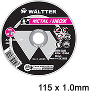 diskoi kopis sidiroy inox waltter 115x10mm waltter 1151022 photo