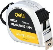 deli steel tape measure 5m 16 x19mm silver edl270005cy photo deli steel tape measure 5m 16 x19mm silver edl270005cy photo