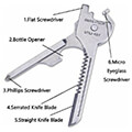 swiss tech utili key 6 in 1 21008 extra photo 1