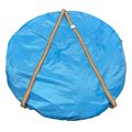 lux uv pop up tent double door 3 4 people blue extra photo 1
