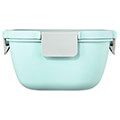 hama 181585 xavax large lunch box for microwave with cutlery 1700 ml pastel blue grey extra photo 1
