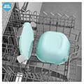 hama 181585 xavax large lunch box for microwave with cutlery 1700 ml pastel blue grey extra photo 3