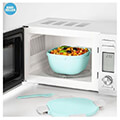hama 181585 xavax large lunch box for microwave with cutlery 1700 ml pastel blue grey extra photo 5