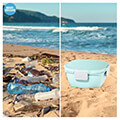 hama 181585 xavax large lunch box for microwave with cutlery 1700 ml pastel blue grey extra photo 7