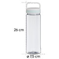 hama 181592 xavax drinking bottle 900ml leak proof handle screw cap transparent extra photo 8