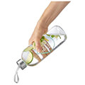 hama 181597 xavax to go glass bottle 1l with protective sleeve loop for carbonated amp hot co extra photo 2