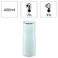 hama 181594 xavax thermal mug 400 ml insulated mug to go with drinks opening pastel blue extra photo 6