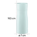 hama 181594 xavax thermal mug 400 ml insulated mug to go with drinks opening pastel blue extra photo 8