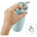 hama 181594 xavax thermal mug 400 ml insulated mug to go with drinks opening pastel blue extra photo 9