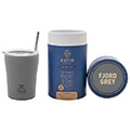 estia 01 12441 coffee mug save the aegean 350ml potiri thermos me kalamaki fjord grey extra photo 1