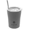 estia 01 12441 coffee mug save the aegean 350ml potiri thermos me kalamaki fjord grey extra photo 2