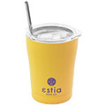 estia 01 12458 coffee mug save the aegean 350ml potiri thermos me kalamaki pineapple yellow extra photo 2