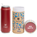 estia 01 9854 travel cup 500ml save the aegean mpoykali thermos scarlet red extra photo 1
