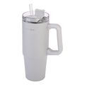 estia thermos straw tumbler 900ml pebble gray extra photo 1
