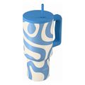 estia straw tumbler xl sta 900ml ocean waves 01 41571 extra photo 1