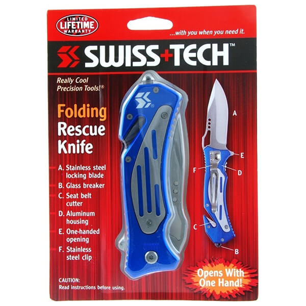 Πολυεργαλειο Folding Rescue Knife Swiss+tech 21028 - Ειδη επιβιωσης ...