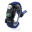 hunter paracord bracelet adjustable 235 29cm blue photo