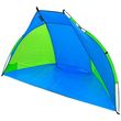 lux uv pop up tent single door 2 3 people blue green photo