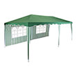 kioski gazebo set ptyssomeno me dyo plaina toixomata 3x6m 11364 photo