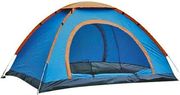 lux uv pop up tent double door 3 4 people blue photo
